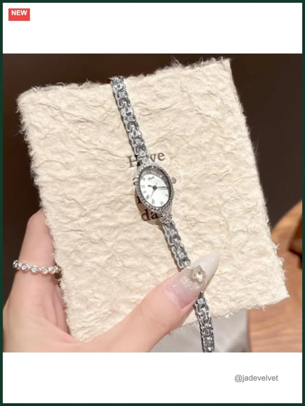 Vintage Gold Oval Quartz Watch for Women - Alloy Steel Band